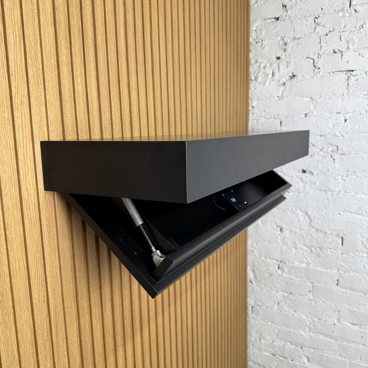 Modern Stealth Floating Security Shelf