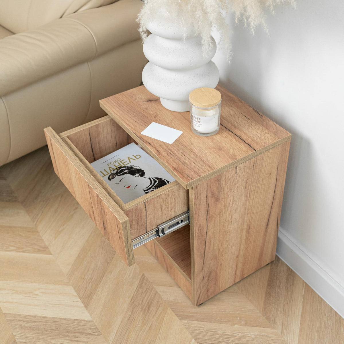 Minimalist RFID Hidden Security Nightstand