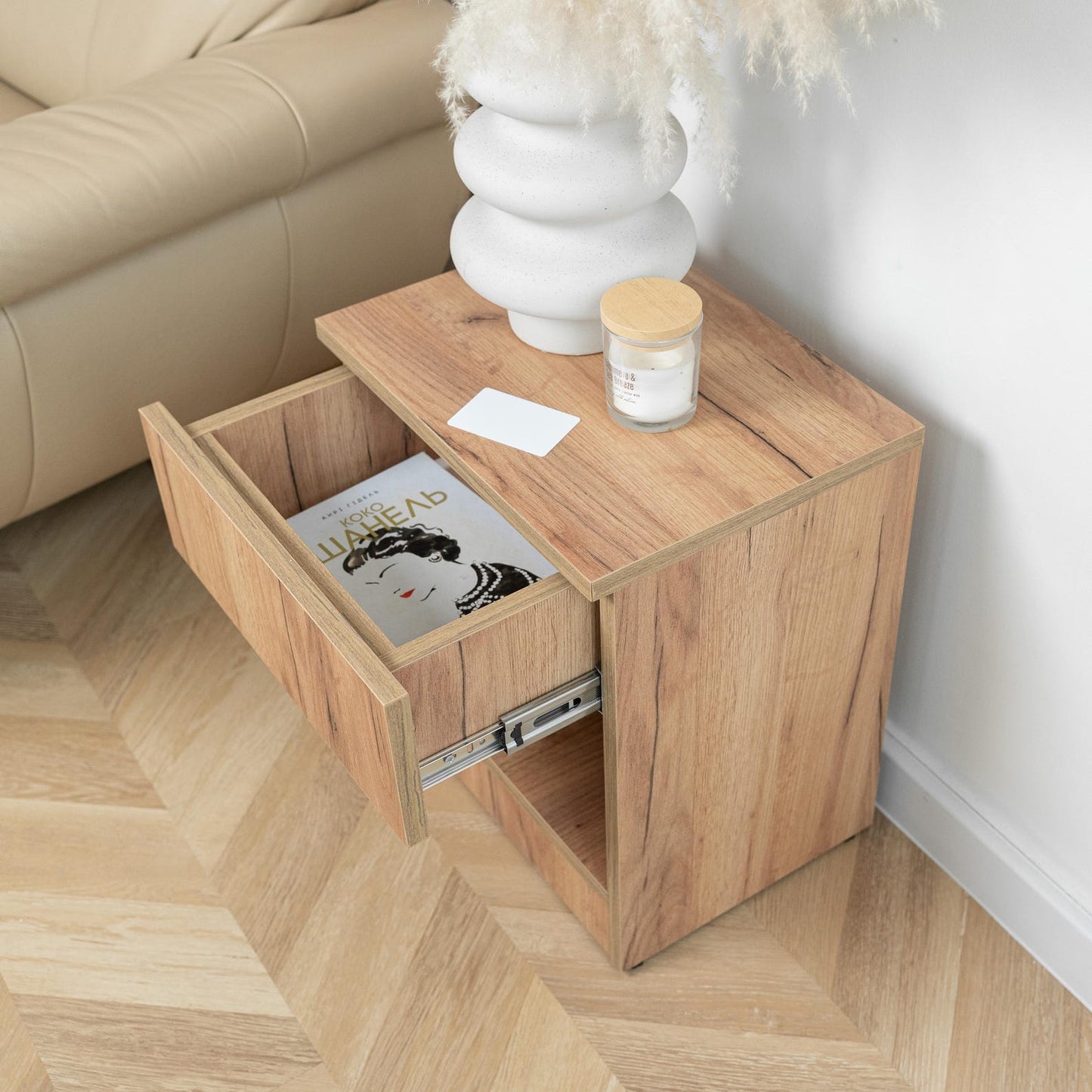 Minimalist RFID Hidden Security Nightstand