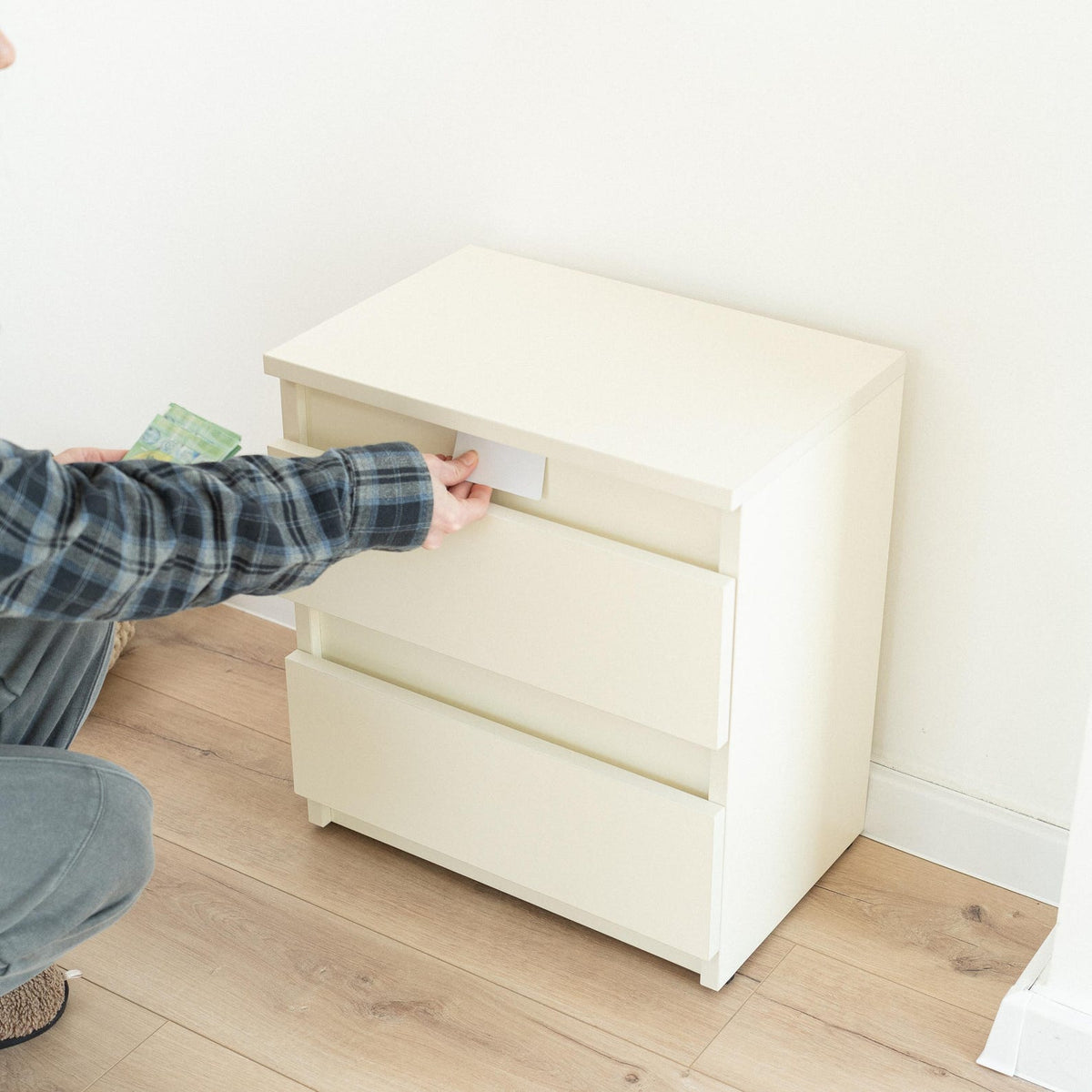 RFID Secure Hidden Vault Nightstand