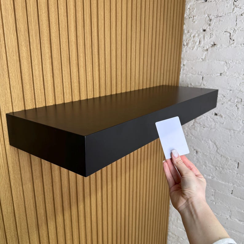 Modern Stealth Floating Security Shelf