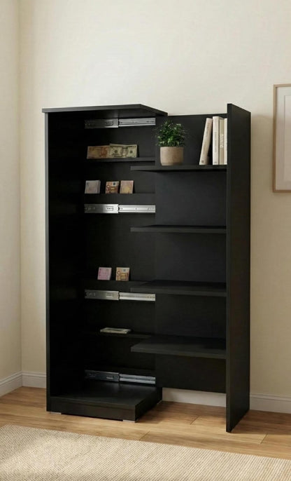 Modern Concealed Vault Secret Bookshelf