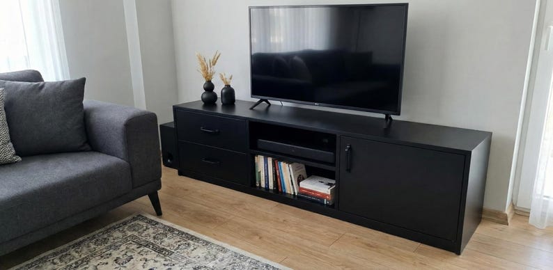 Modern Minimalist Hidden Security Console