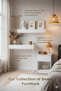 The Recess Nightstand — Concealed RFID Nightstand