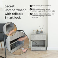 The Recess Nightstand — Concealed RFID Nightstand